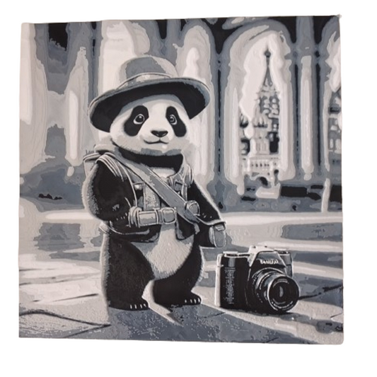 Hueforge 3D Bild Panda